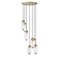 Z-Lite Arden Chandelier, 7-Light, 18 In.W x 12 In.H, Rubbed Brass/Clear 651P-7R-RB - alternate 8